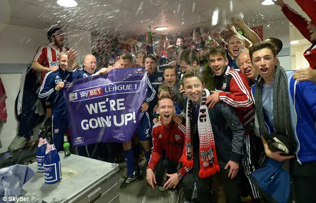 Brentford club wins promotion to League One
