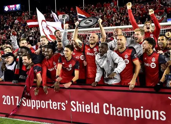 2017: The Toronto club winning the Supporters’ Shield