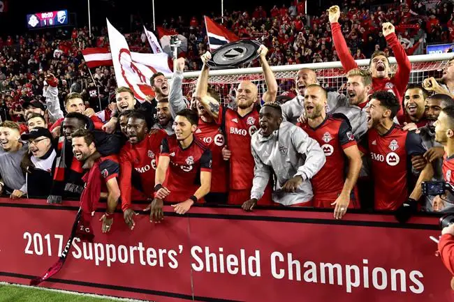 2017: The Toronto club winning the Supporters’ Shield