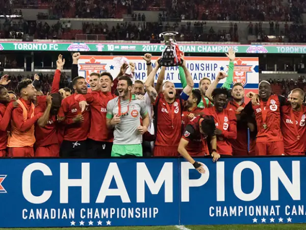 2017: The Toronto club winning Canadian championship