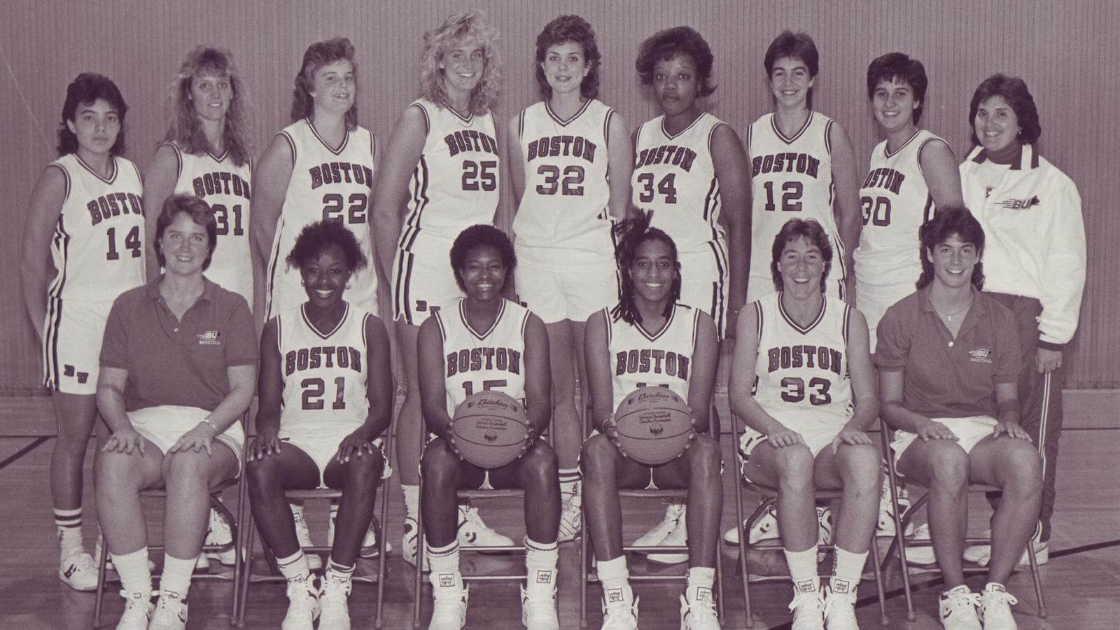 The Boston College women’s basketball 1978