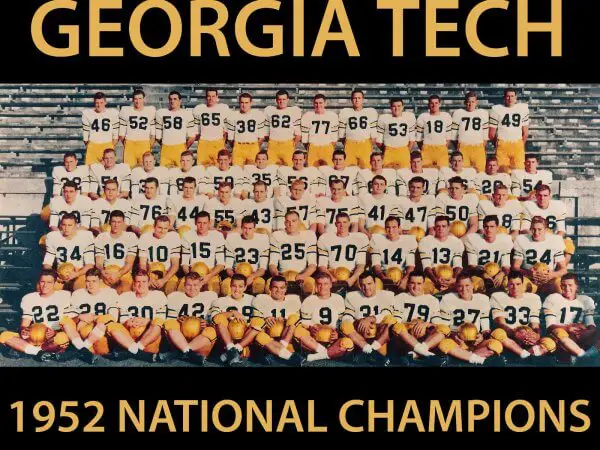 1952: Georgia Tech’s football team wins national championship