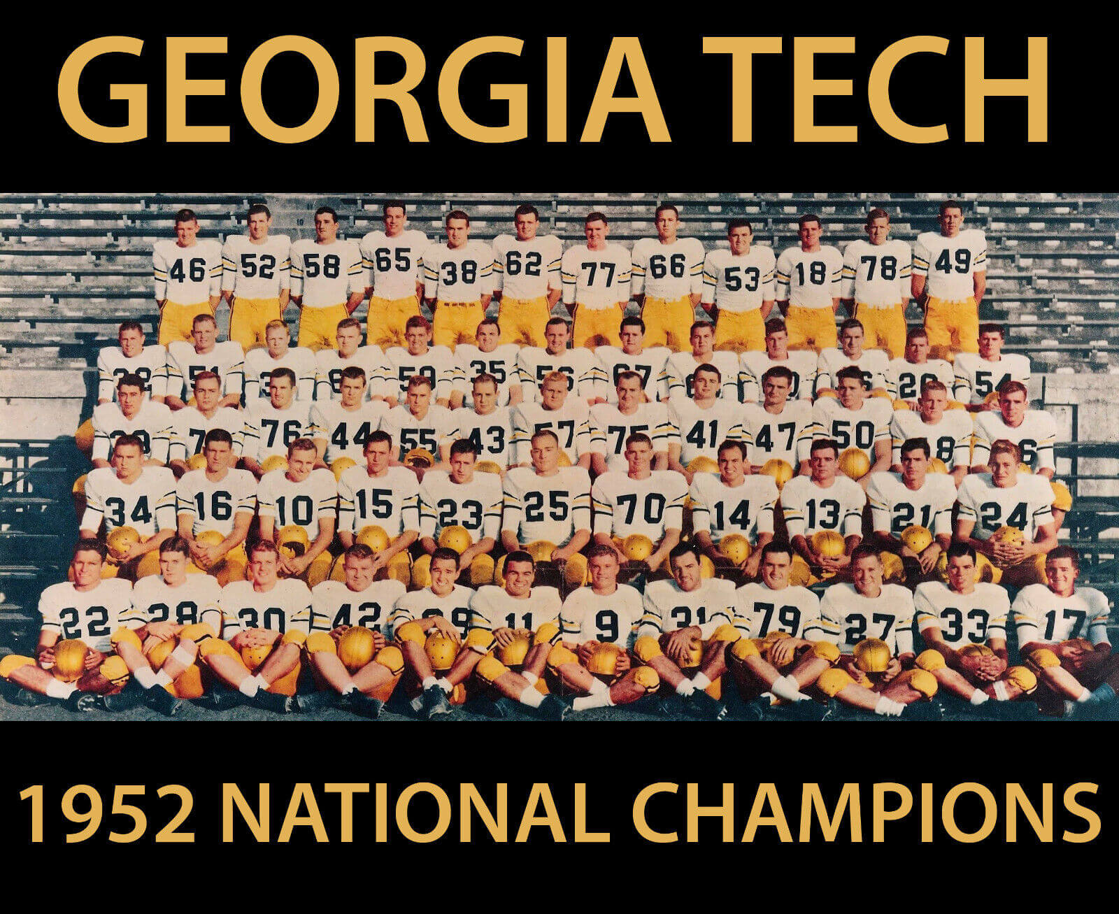 1952: Georgia Tech’s football team wins national championship