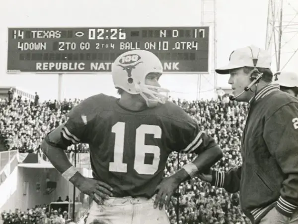 1969: Texas longhorns wins national championship in football