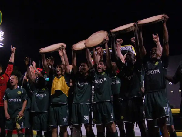 2009: The Portland Timbers club won Commissioner’s Cup