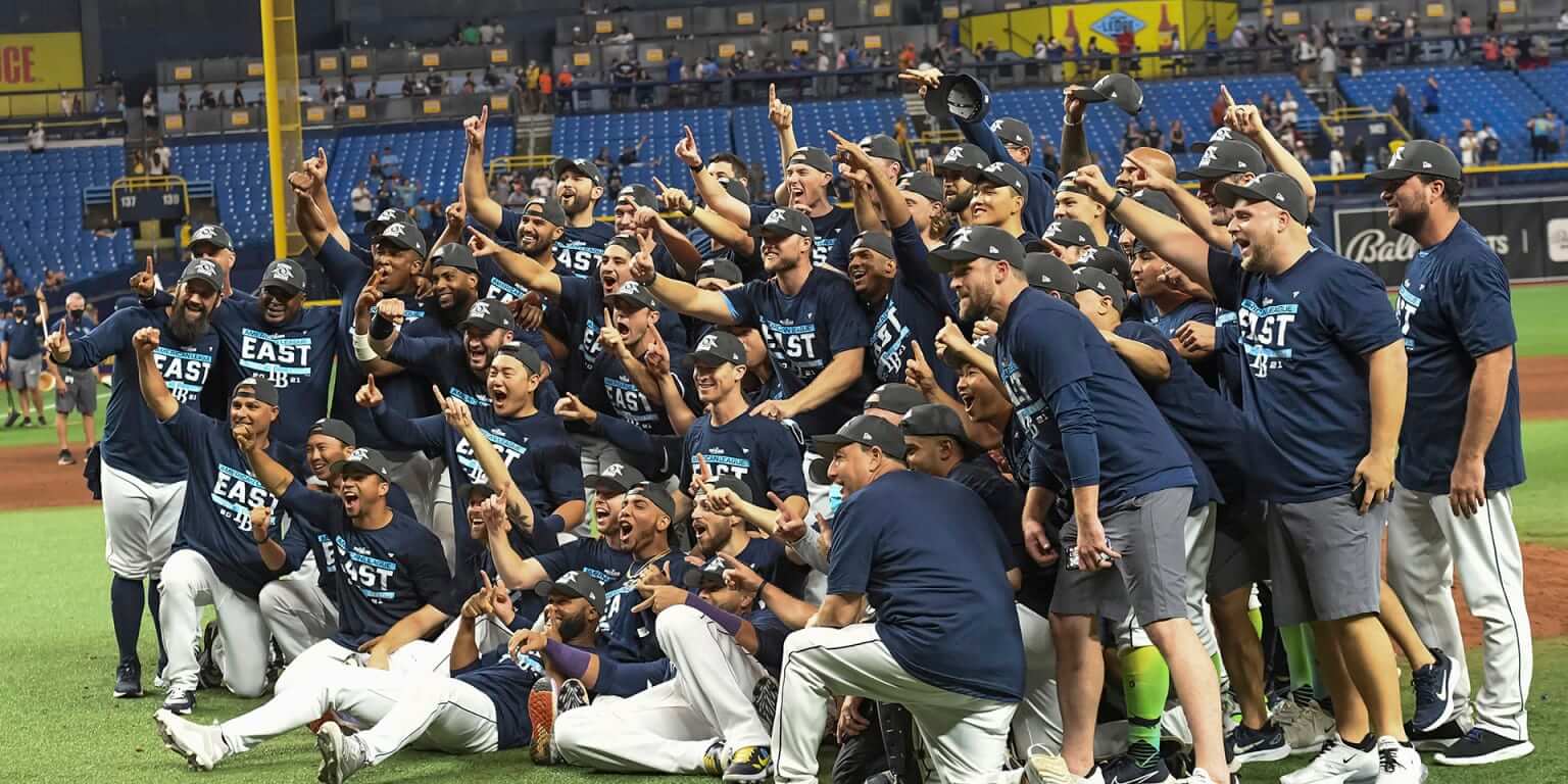 Tampa Bay Rays win their second AL East title 2010