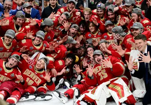 Denver Pioneers hockey NCAA team 2024