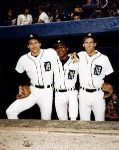 Parrish, Whittaker and Trammell Detroit Tigers