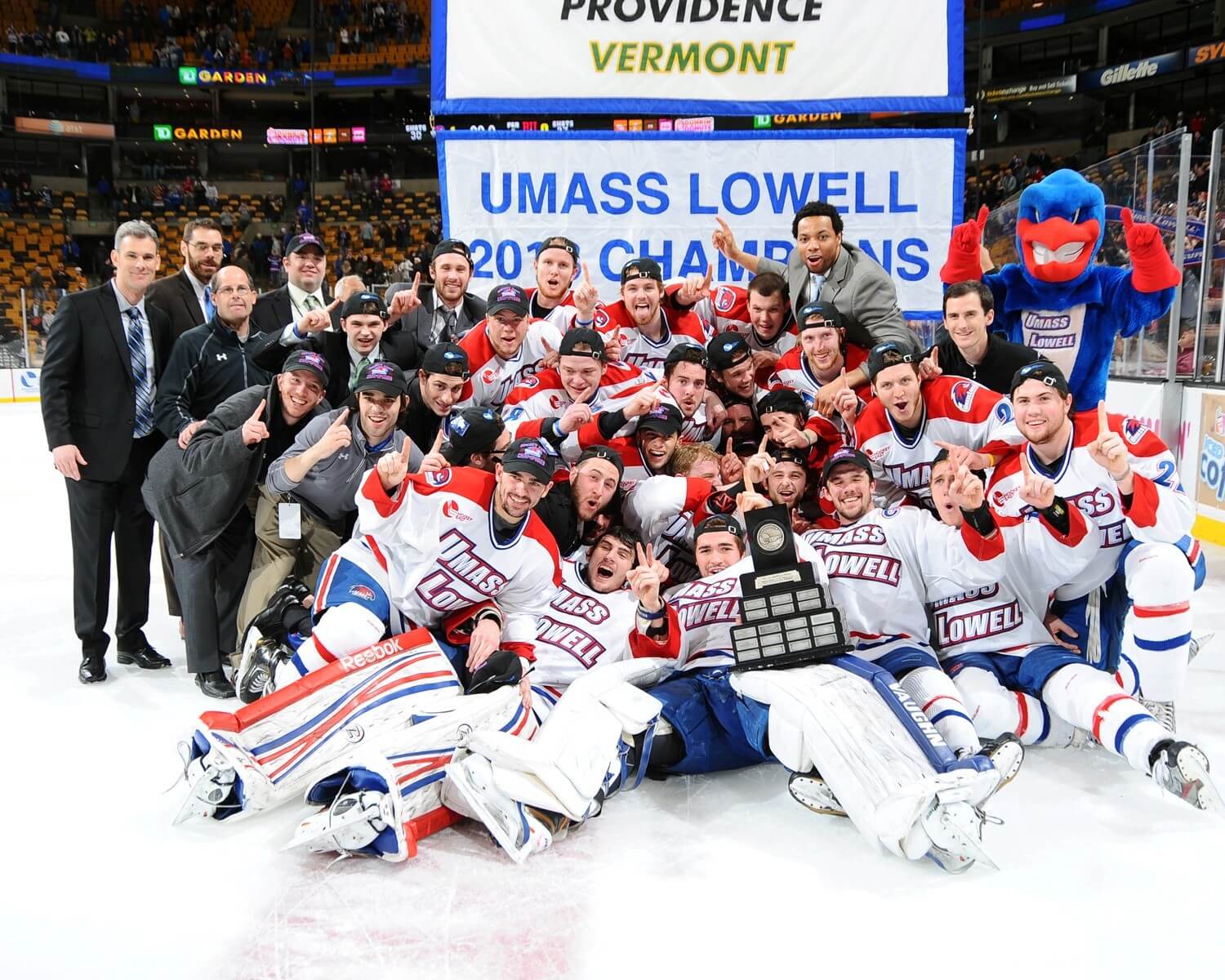 River Hawks Hockey East Championship 2013