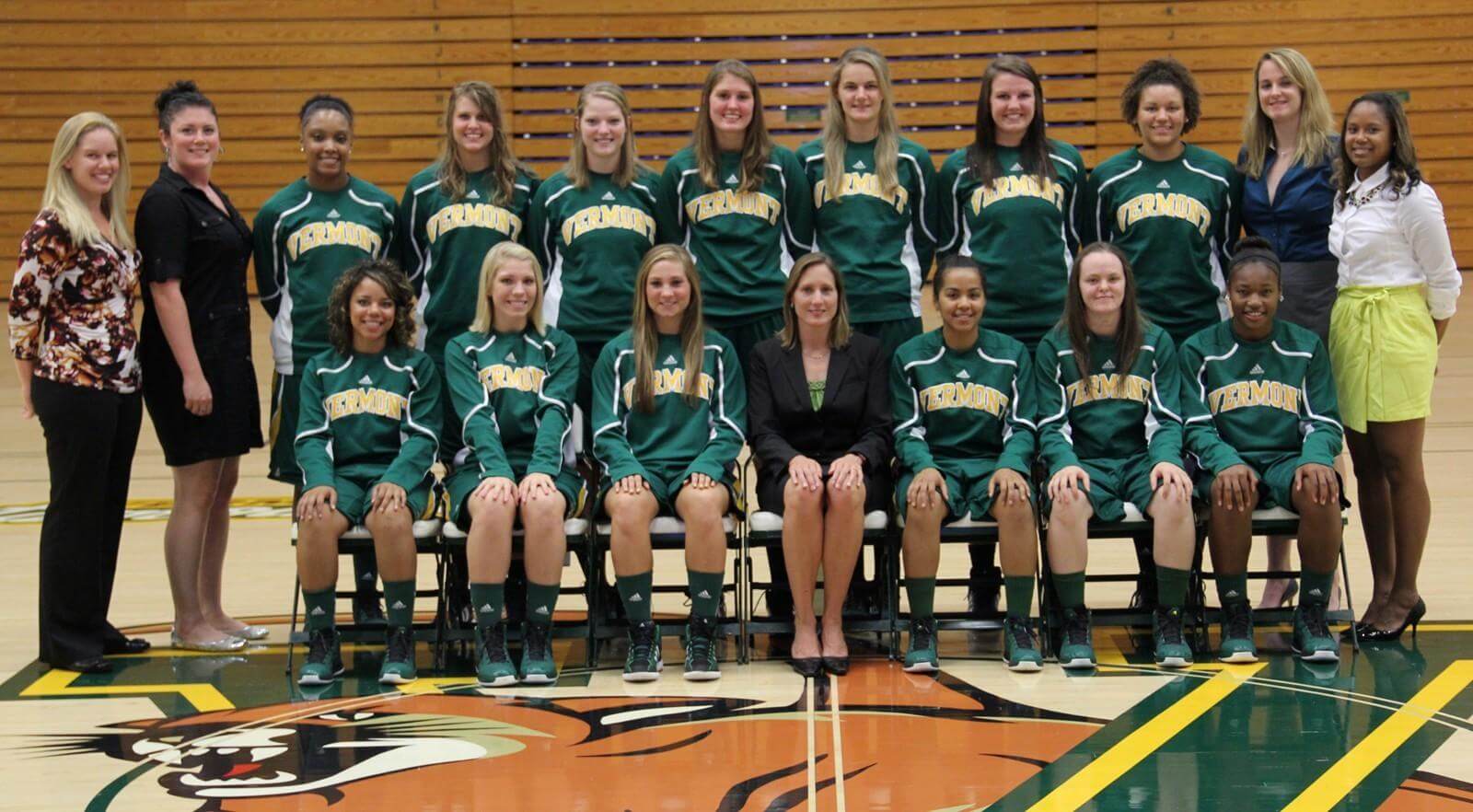 Vermont's women's basketball team 2013