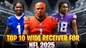 Top 10 NFL Wide Receivers For 2025