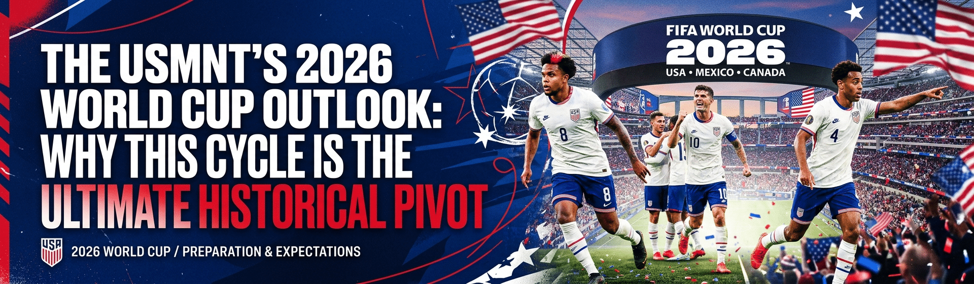 Featured image for “The USMNT’s 2026 World Cup Outlook: Why This Cycle is the Ultimate Historical Pivot”