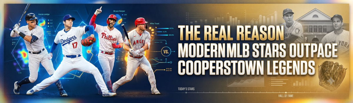 The Real Reason Modern MLB Stars Outpace Cooperstown Legends | Logo History Cooperstown Legends