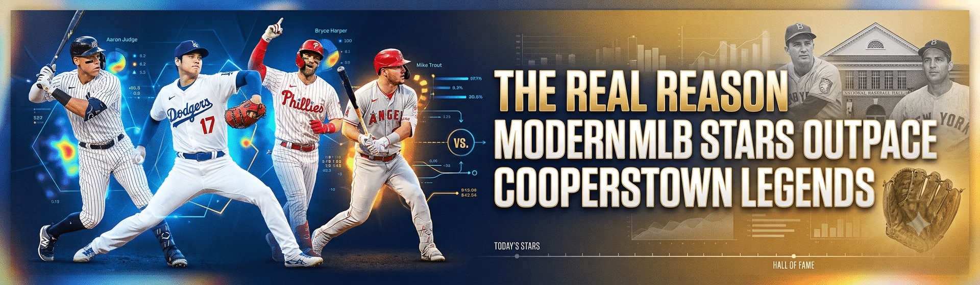 SPORTS TEAM HISTORY | Logo History Featured image for “The Real Reason Modern MLB Stars Outpace Cooperstown Legends”