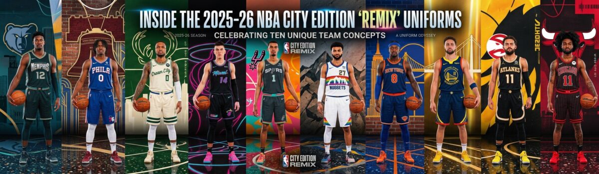 Inside the 2025-26 NBA City Edition 'Remix' Uniforms | Logo History City Edition NBA ReMix