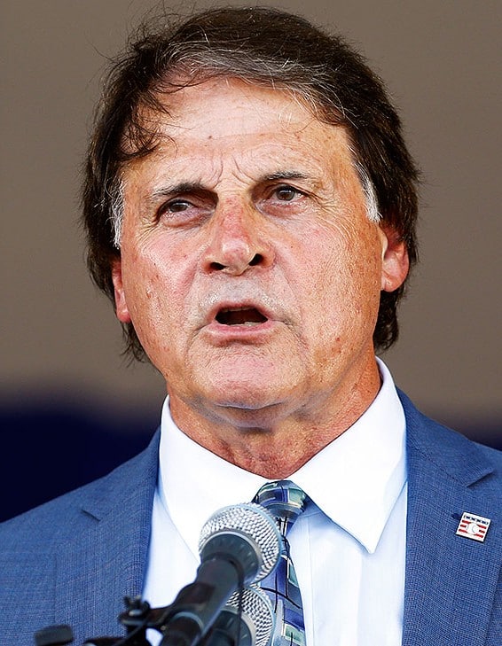 Tony La Russa Hall of Fame MLB